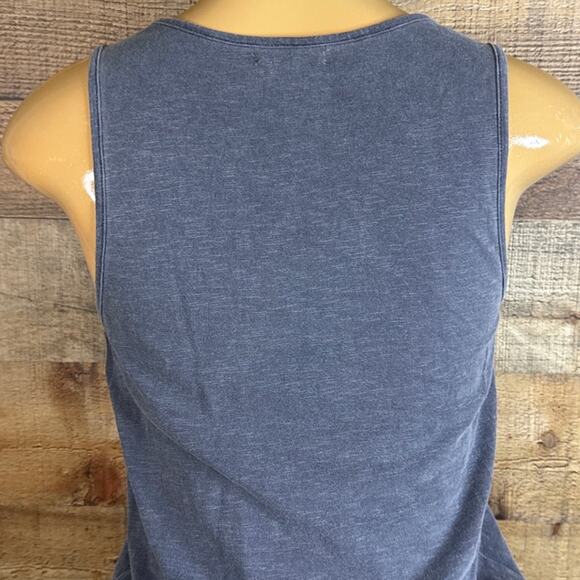 Sundry Sleeveless Dress Drawstring Waist Chest Pocket Gray Size 1 Small - Picture 6 of 10